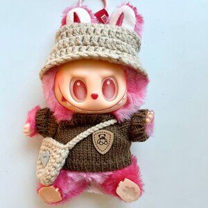Lububu High Energy Love Pink with Custom Removable Outfit